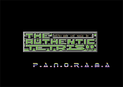 The Authentic Tetris - Screenshot - Game Title Image