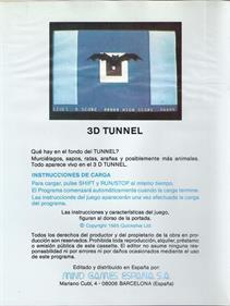 3D Tunnel - Box - Back Image