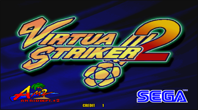 Virtua Striker 2 - Screenshot - Game Title Image