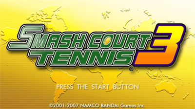 Smash Court Tennis 3 - Screenshot - Game Title Image
