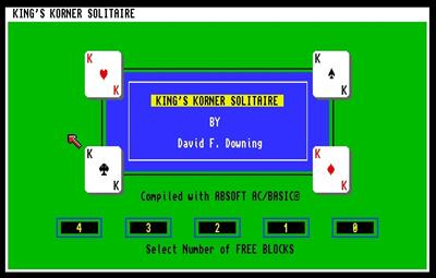 King's Korner Solitaire - Screenshot - Game Title Image