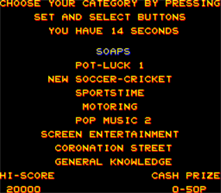Cash Quiz - Screenshot - Game Select Image