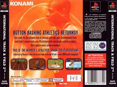 International Track & Field 2000 - Box - Back Image