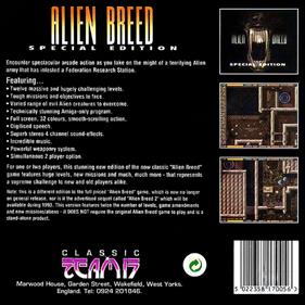 Alien Breed: Special Edition 92 - Box - Back Image
