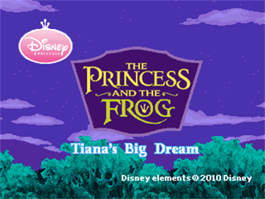 Disney Princess: The Princess and the Frog: Tiana's Big Dream - Screenshot - Game Title Image