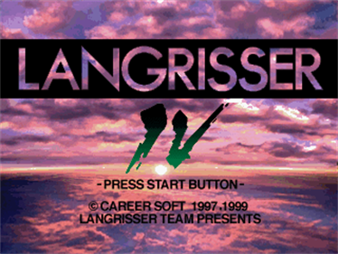 Langrisser IV & V: Final Edition - Screenshot - Game Title Image