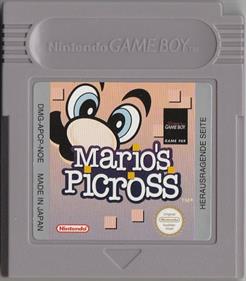 Mario's Picross - Cart - Front Image