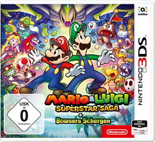 Mario & Luigi: Superstar Saga + Bowser's Minions - Box - Front Image