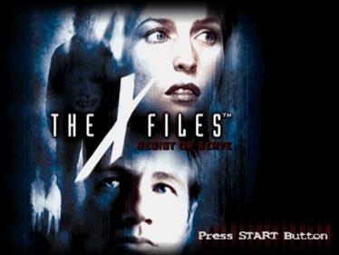 The X-Files: Resist or Serve - Screenshot - Game Title Image