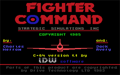Fighter Command: The Battle of Britain - Screenshot - Game Title Image