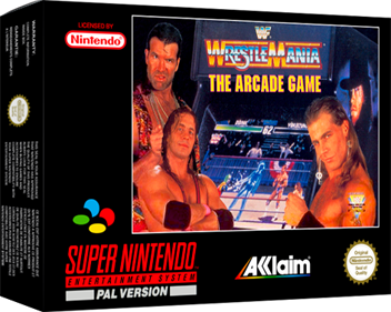 WWF WrestleMania: The Arcade Game - Box - 3D Image