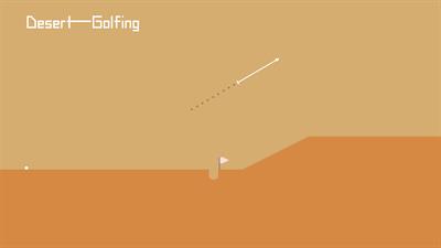 Desert Golfing - Screenshot - Game Title Image