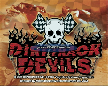Dirt Track Devils - Screenshot - Game Title Image
