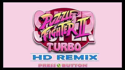 Super Puzzle Fighter II Turbo HD Remix - Screenshot - Game Title Image