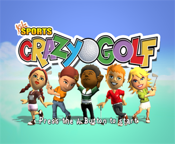 Kidz Sports: Crazy Golf - Screenshot - Game Title Image