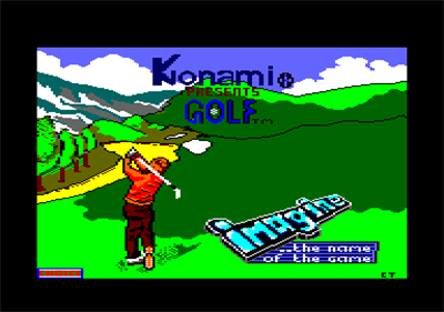 Konami's Golf - Screenshot - Game Title Image