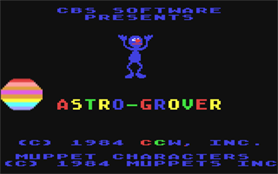 Sesame Street: Astro-Grover - Screenshot - Game Title Image