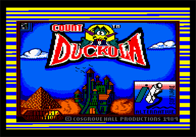 Count Duckula in No Sax Please: We're Egyptian - Screenshot - Game Title Image