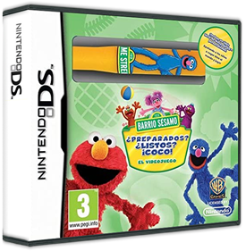 123 Sesame Street: Ready, Set, Grover! With Elmo: The Videogame - Box - 3D Image