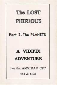 The Lost Phirious Part 2: The Planets
