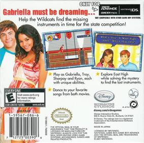 High School Musical: Livin' the Dream - Box - Back Image