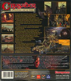 Crusader: Adventure Out of Time - Box - Back Image