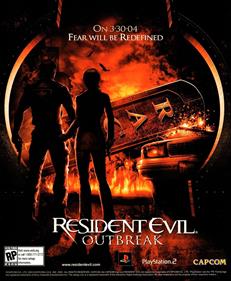Resident Evil: Outbreak - Advertisement Flyer - Front Image