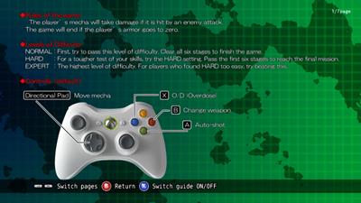 Strania: The Stella Machina - Arcade - Controls Information Image