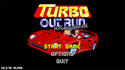 Turbo Outrun Reimagined - Screenshot - Game Title Image