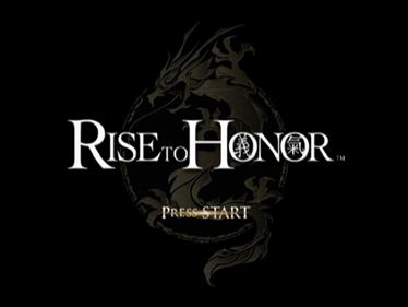 Jet Li: Rise to Honor - Screenshot - Game Title Image
