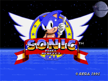 Sonic Pixel Perfect - Screenshot - Game Title Image