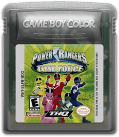 Power Rangers: Time Force - Fanart - Cart - Front Image