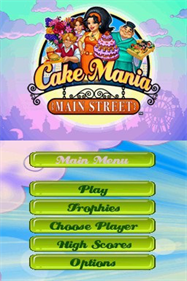 Cake Mania: Main Street - Screenshot - Game Title Image