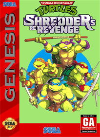 Teenage Mutant Ninja Turtles: Shredder's Re-Revenge - Fanart - Box - Front Image