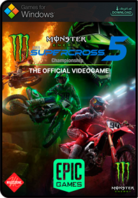 Monster Energy Supercross 5: The Official Videogame - Box - Front - Reconstructed Image