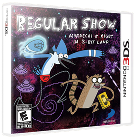 Regular Show: Mordecai & Rigby in 8-Bit Land - Box - 3D Image