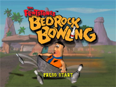 The Flintstones: Bedrock Bowling - Screenshot - Game Title Image