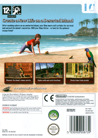 The Sims 2: Castaway - Box - Back Image