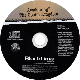 Awakening: The Goblin Kingdom - Disc Image