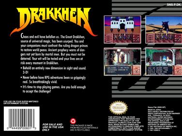 Drakkhen - Box - Back Image