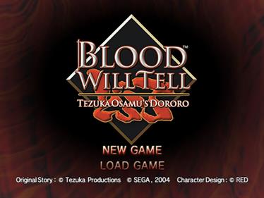 Blood Will Tell: Tezuka Osamu's Dororo - Screenshot - Game Select