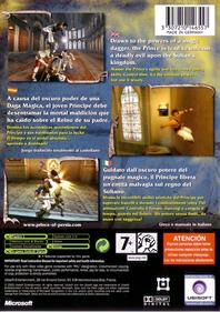 Prince of Persia: The Sands of Time - Box - Back Image