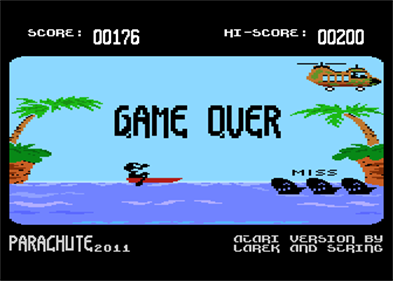 Parachute 2011 - Screenshot - Game Over Image