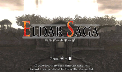 Valhalla Knights: Eldar Saga - Screenshot - Game Title Image