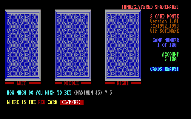 3 Card Monte