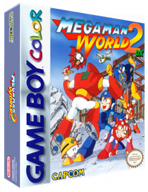 Mega Man World 2 GBC Edition - Box - 3D Image