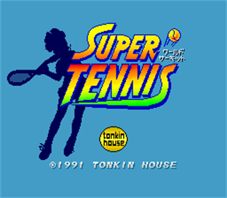 Super Tennis - Screenshot - Game Title Image