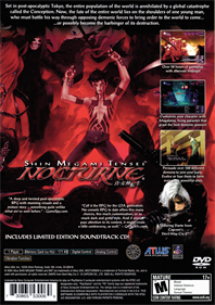 Shin Megami Tensei III: Nocturne - Box - Back Image