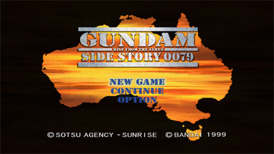Gundam Side Story 0079: Rise From the Ashes - Screenshot - Game Title Image