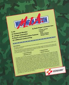 M.I.A.: Missing in Action - Advertisement Flyer - Back Image